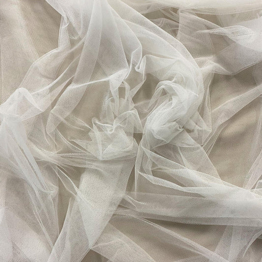 WHITE SOFT TULLE