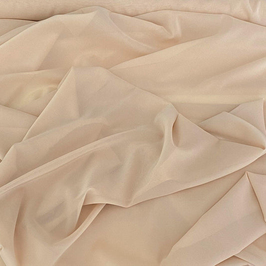 NUDE STRETCH SILK GEORGETTE