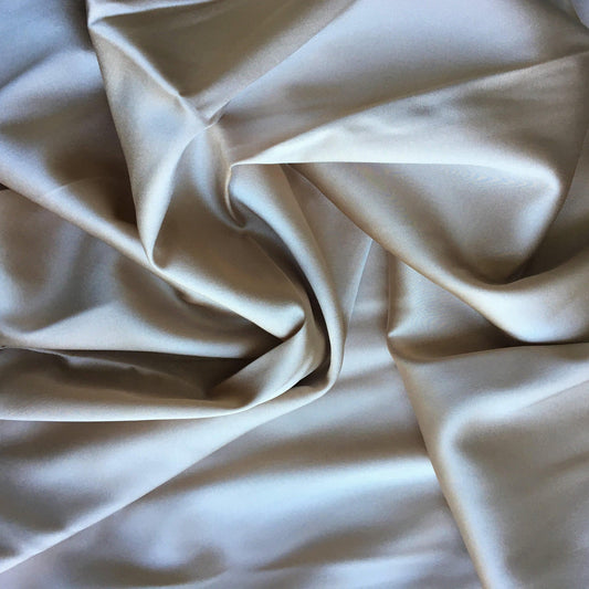 NUDE STRETCH SILK SATIN