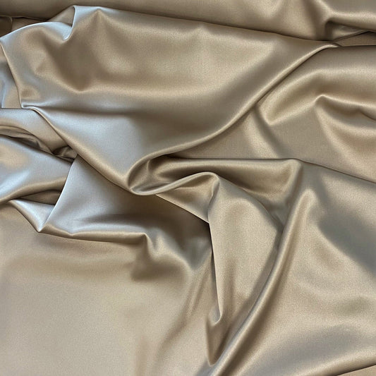 PANCAKE STRETCH SILK SATIN