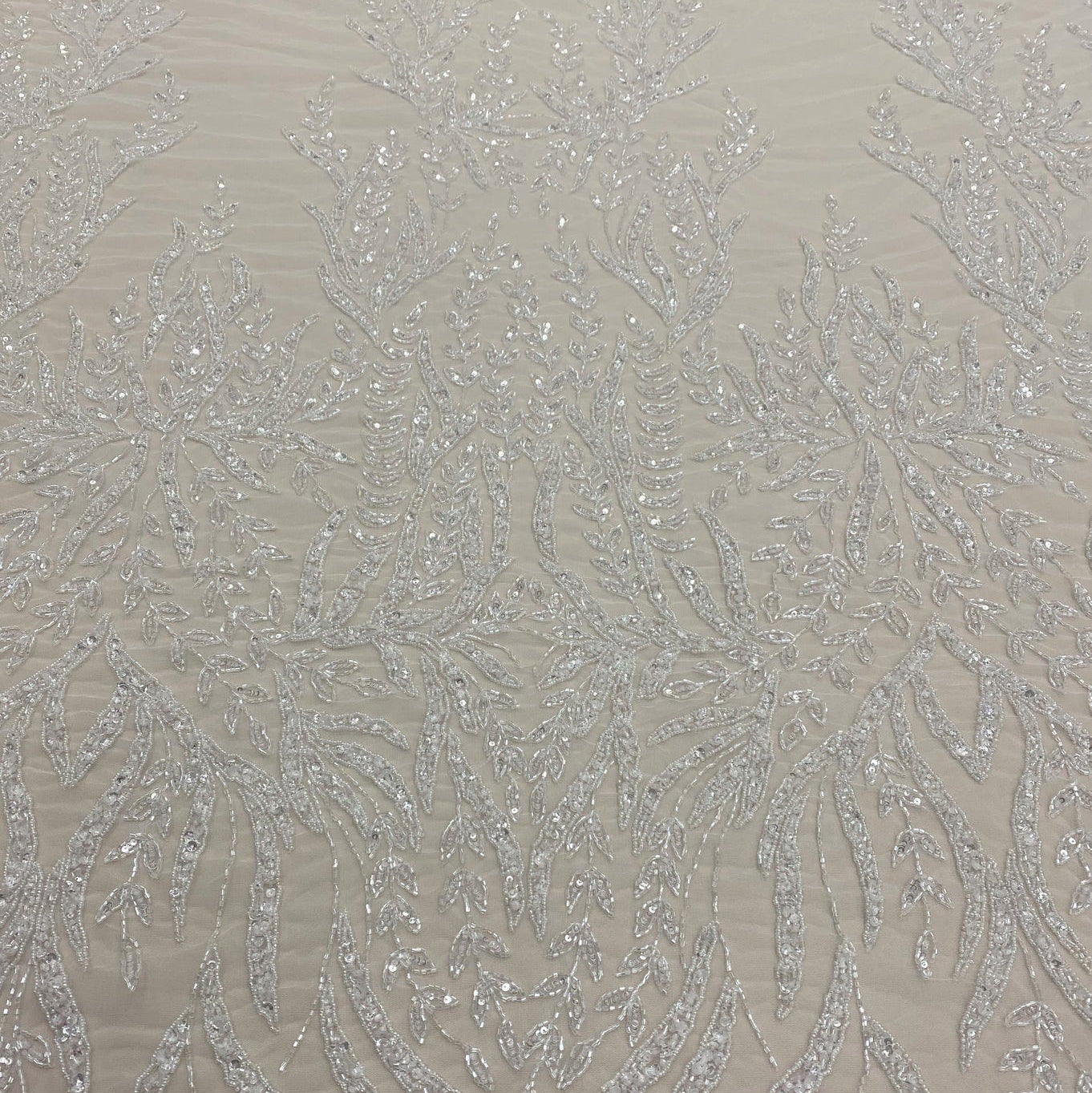 IVORY EMBELLISHED TULLE