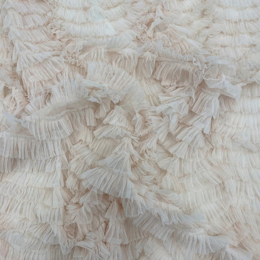 PINK RUFFLED TULLE