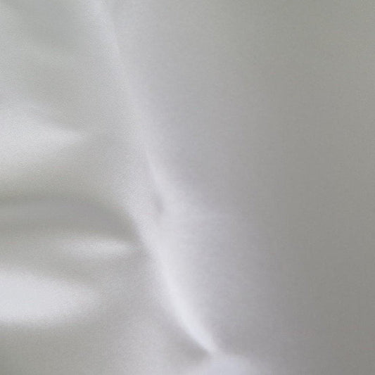 WHITE DUCHESS SILK SATIN