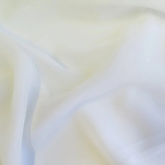 WHITE SILK GEORGETTE