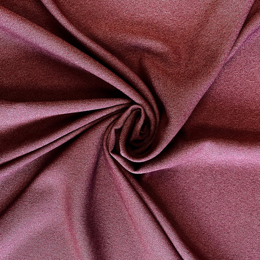 MAROON WOOL CREPE